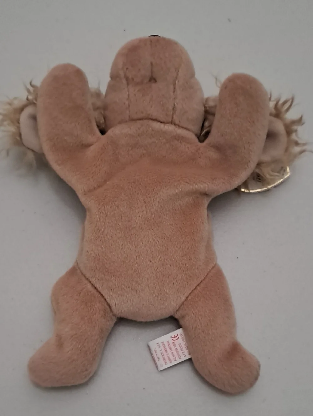 Ty Plush Spunky Puppy with Shaggy Ears - Tan